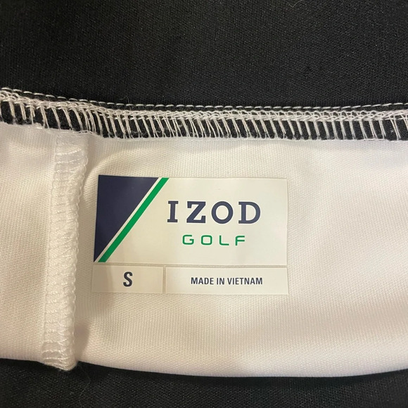 Izod Golf White Black striped Skort Size Small - Picture 3 of 5